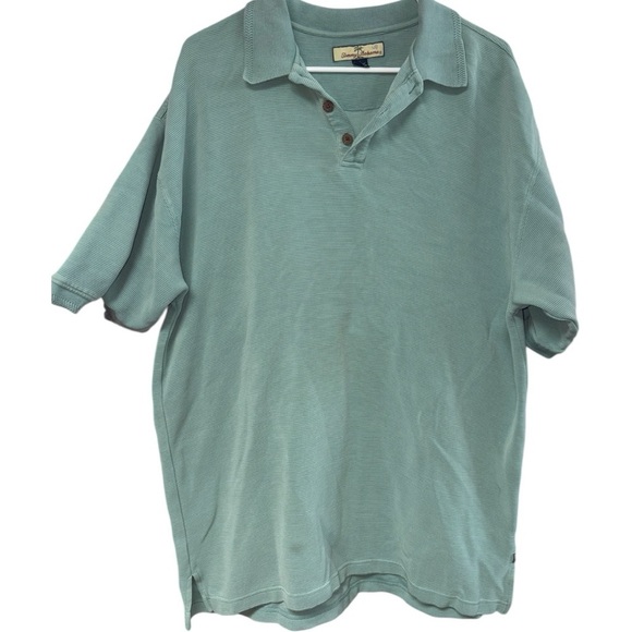 Tommy Bahama Green Polo Shirt Relaxed Fit - Picture 1 of 4